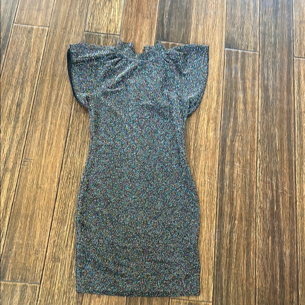Multicolor Glitter Dress